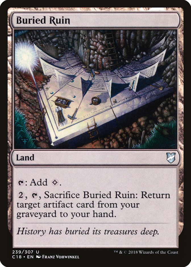 Buried Ruin [Commander 2018] | Webway Games