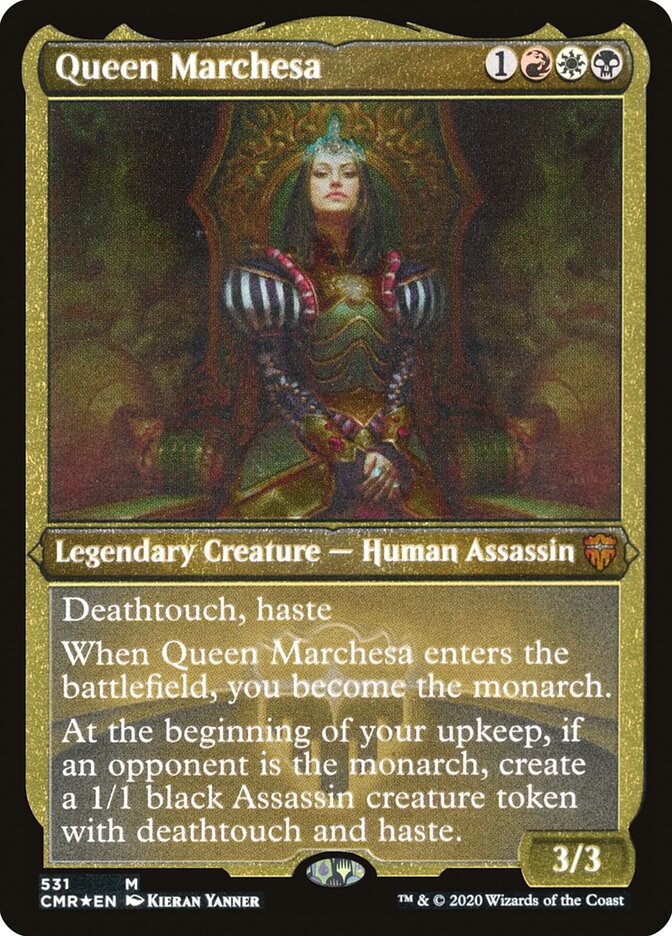 Queen Marchesa [Commander Legends Etched] | Webway Games