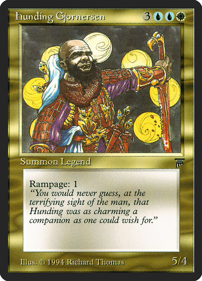 Hunding Gjornersen [Legends] | Webway Games