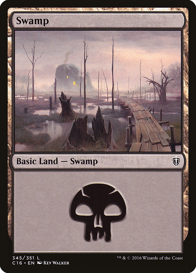 Swamp (#345) [Commander 2016] | Webway Games