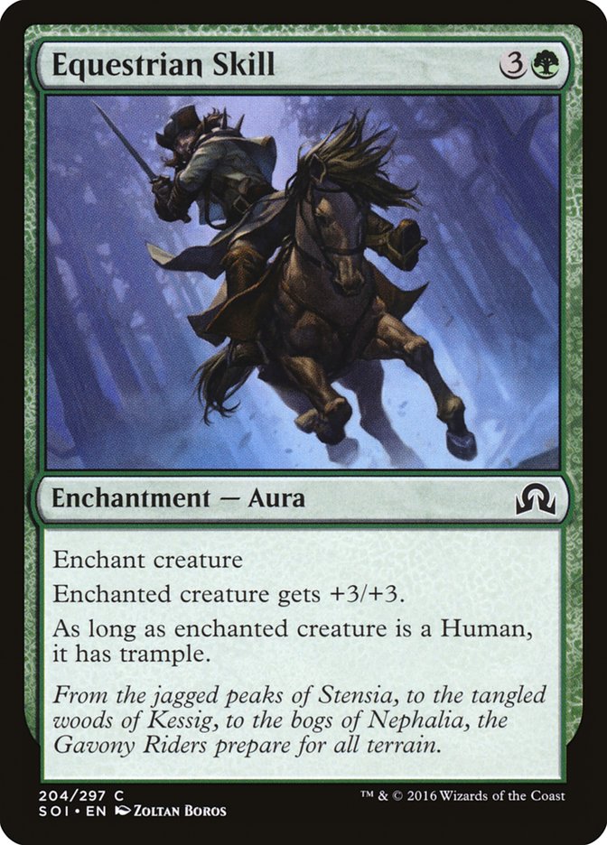 Equestrian Skill [Shadows over Innistrad] | Webway Games