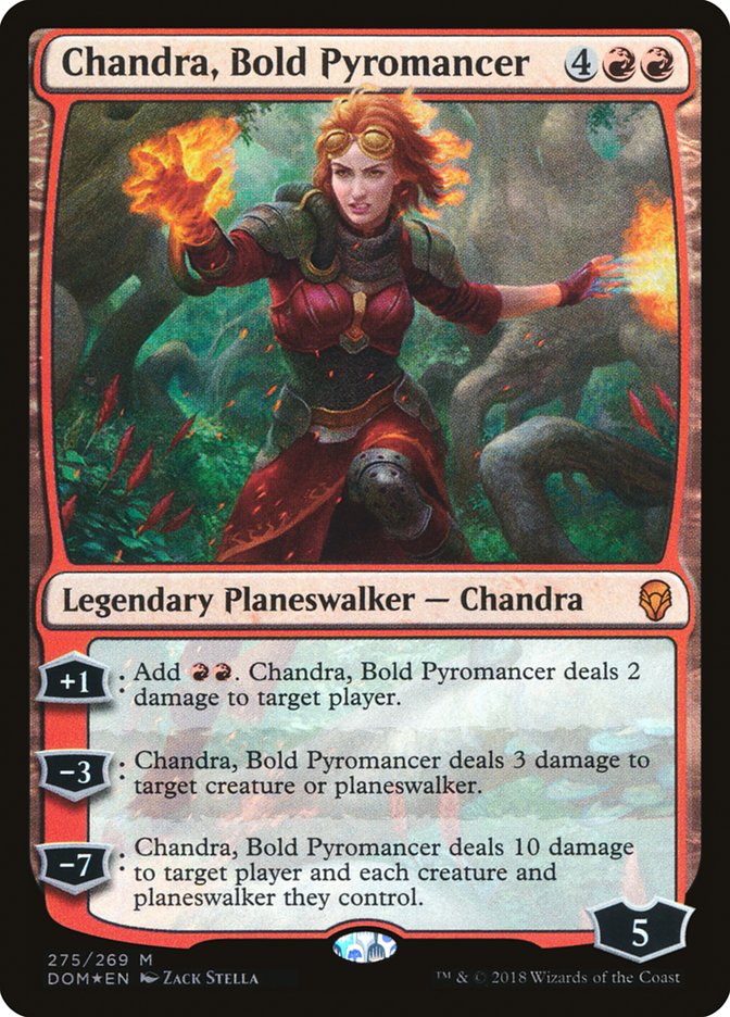 Chandra, Bold Pyromancer [Dominaria] | Webway Games