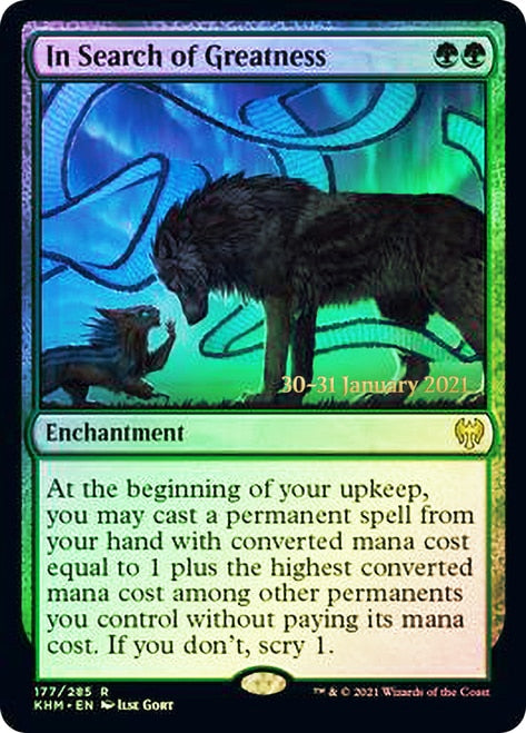 In Search of Greatness  [Kaldheim Prerelease Promos] | Webway Games