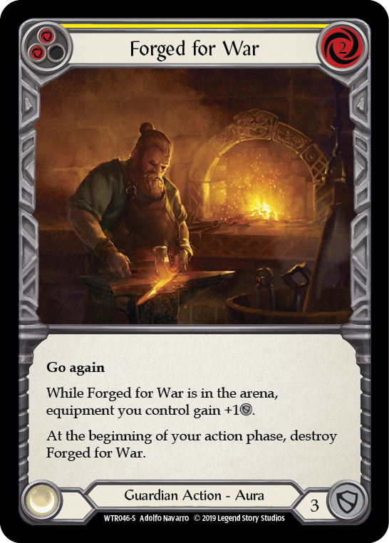 Forged for War [WTR046-S] Alpha Print Normal | Webway Games