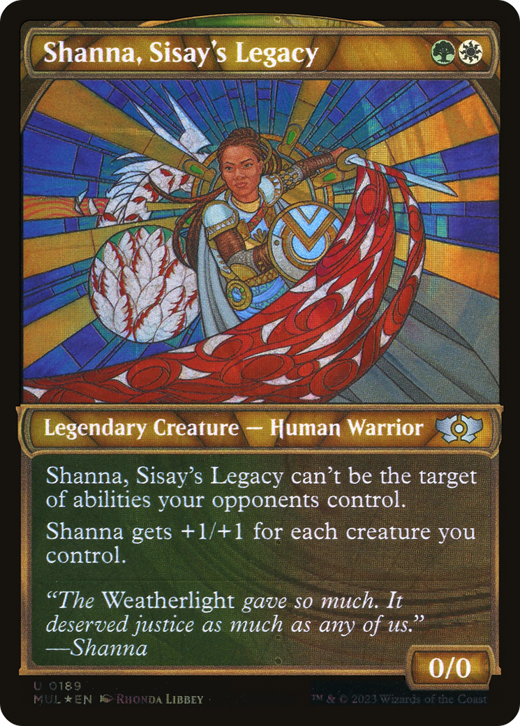 Shanna, Sisay's Legacy (Halo Foil) [Multiverse Legends] | Webway Games