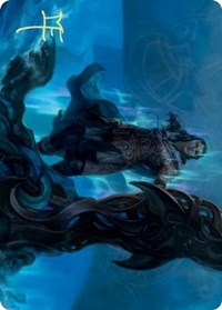 Cosima, God of the Voyage Art Card (Gold-Stamped Signature) [Kaldheim: Art Series] | Webway Games