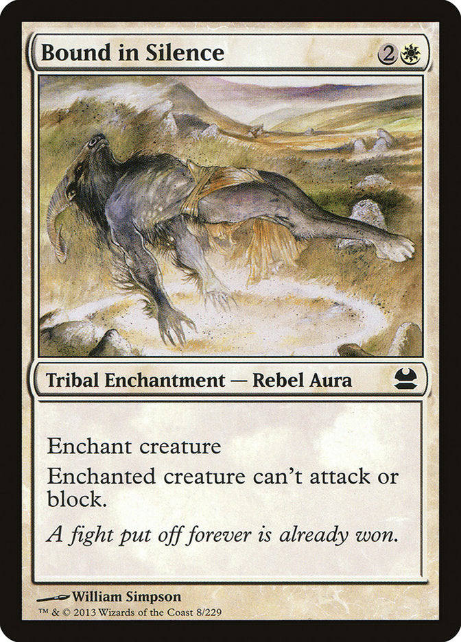 Bound in Silence [Modern Masters] | Webway Games