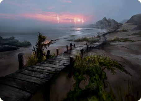Deserted Beach Art Card [Innistrad: Midnight Hunt Art Series] | Webway Games