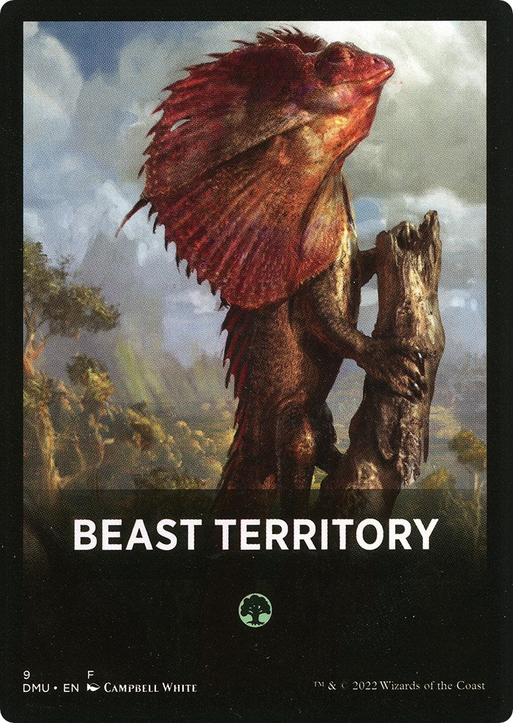 Beast Territory Theme Card [Dominaria United Tokens] | Webway Games