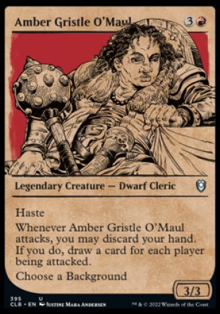 Amber Gristle O'Maul (Showcase) [Commander Legends: Battle for Baldur's Gate] | Webway Games