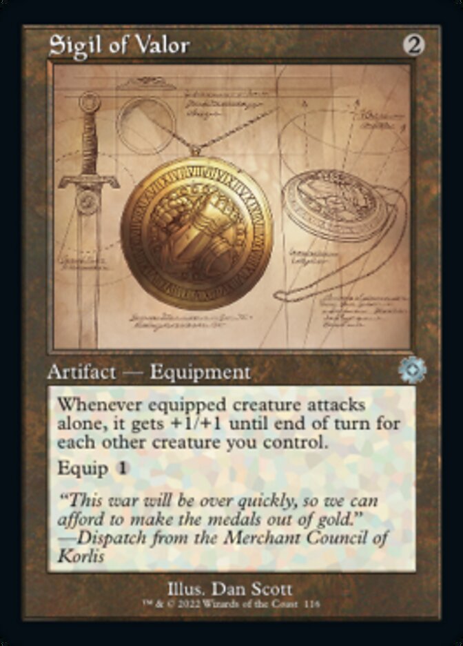 Sigil of Valor (Retro Schematic) [The Brothers' War Retro Artifacts] | Webway Games