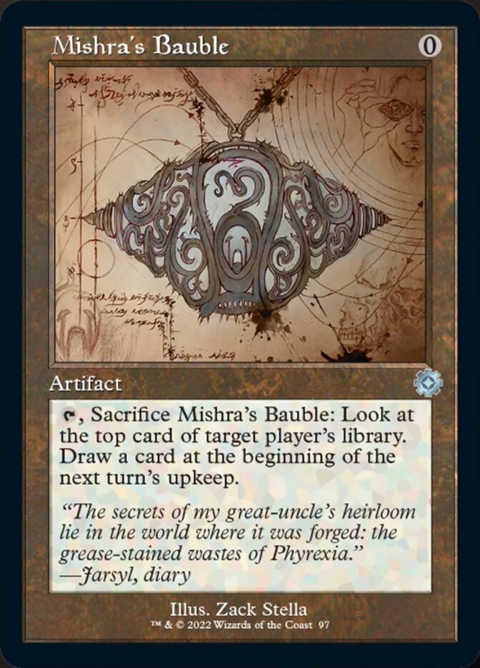 Mishra's Bauble (Retro Schematic) [The Brothers' War Retro Artifacts] | Webway Games