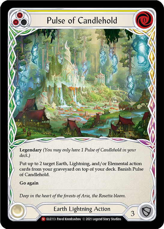 Pulse of Candlehold [ELE113] (Tales of Aria)  1st Edition Cold Foil | Webway Games
