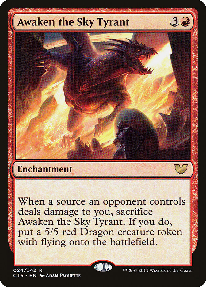 Awaken the Sky Tyrant [Commander 2015] | Webway Games