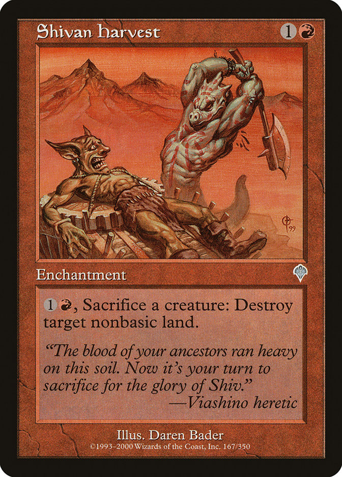 Shivan Harvest [Invasion] | Webway Games