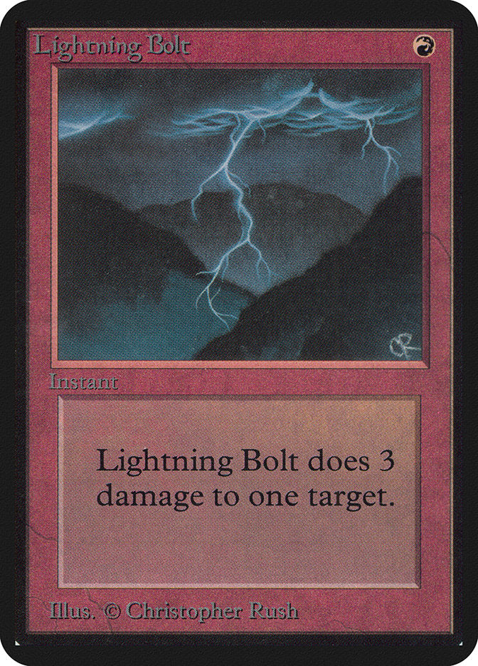 Lightning Bolt [Limited Edition Alpha] | Webway Games