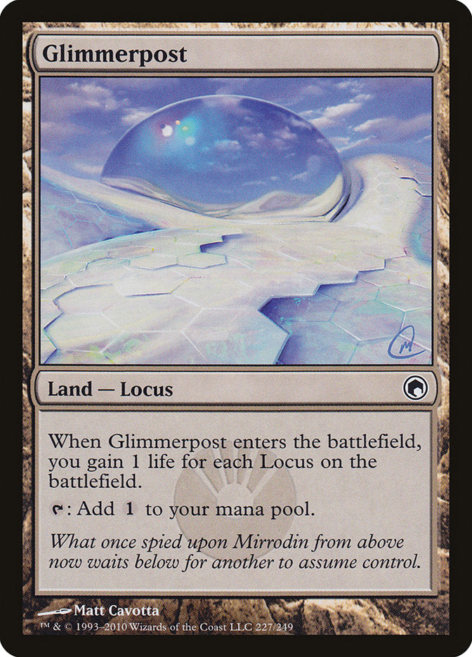 Glimmerpost [Scars of Mirrodin] | Webway Games