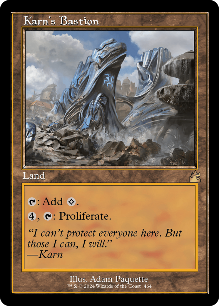 Karn's Bastion (Retro Frame) [Ravnica Remastered] | Webway Games