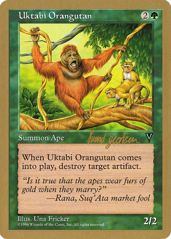 Uktabi Orangutan (Svend Geertsen) [World Championship Decks 1997] | Webway Games