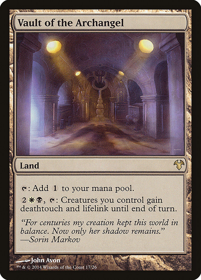 Vault of the Archangel [Modern Event Deck 2014] | Webway Games