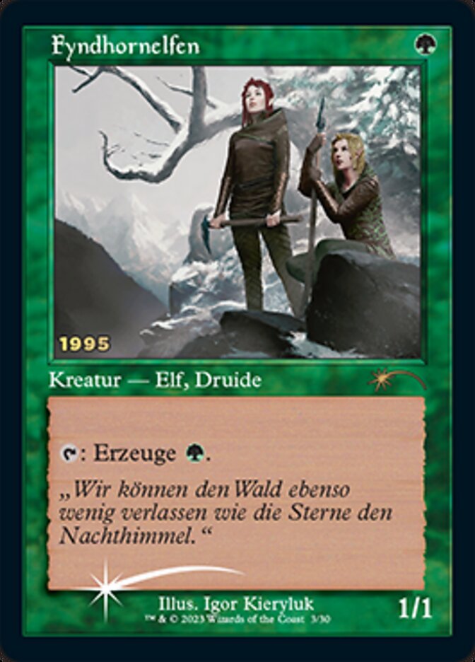 Fyndhornelfen (Fyndhorn Elves) [30th Anniversary Promos] | Webway Games