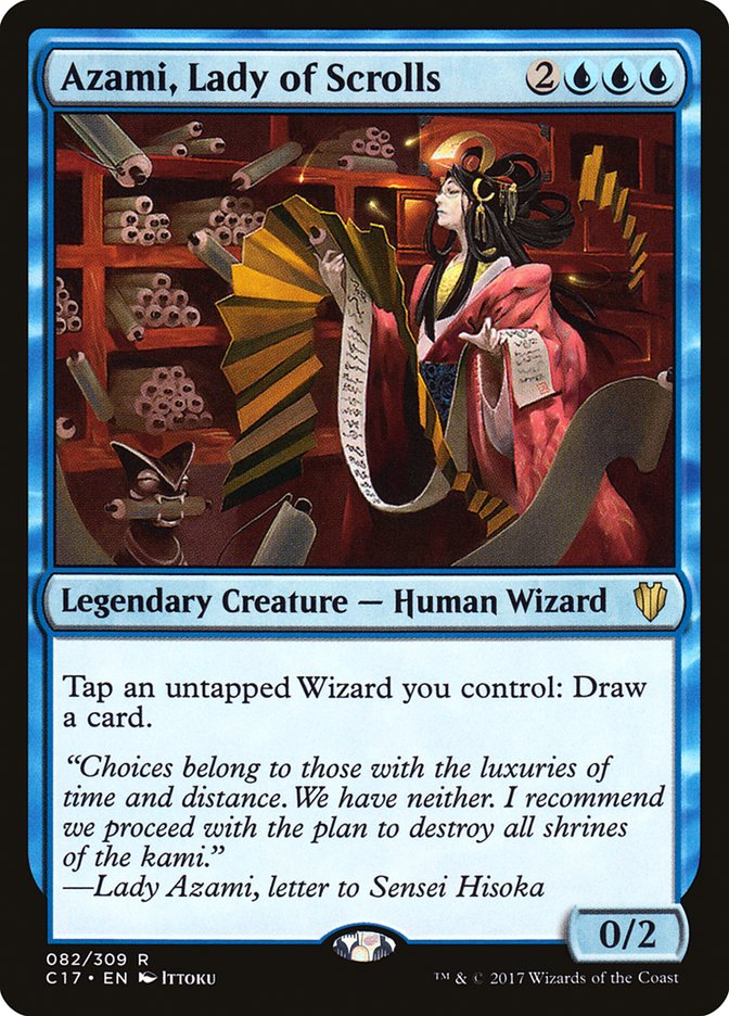 Azami, Lady of Scrolls [Commander 2017] | Webway Games