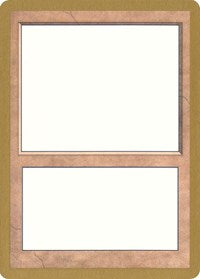 1998 World Championship Blank Card [World Championship Decks 1998] | Webway Games
