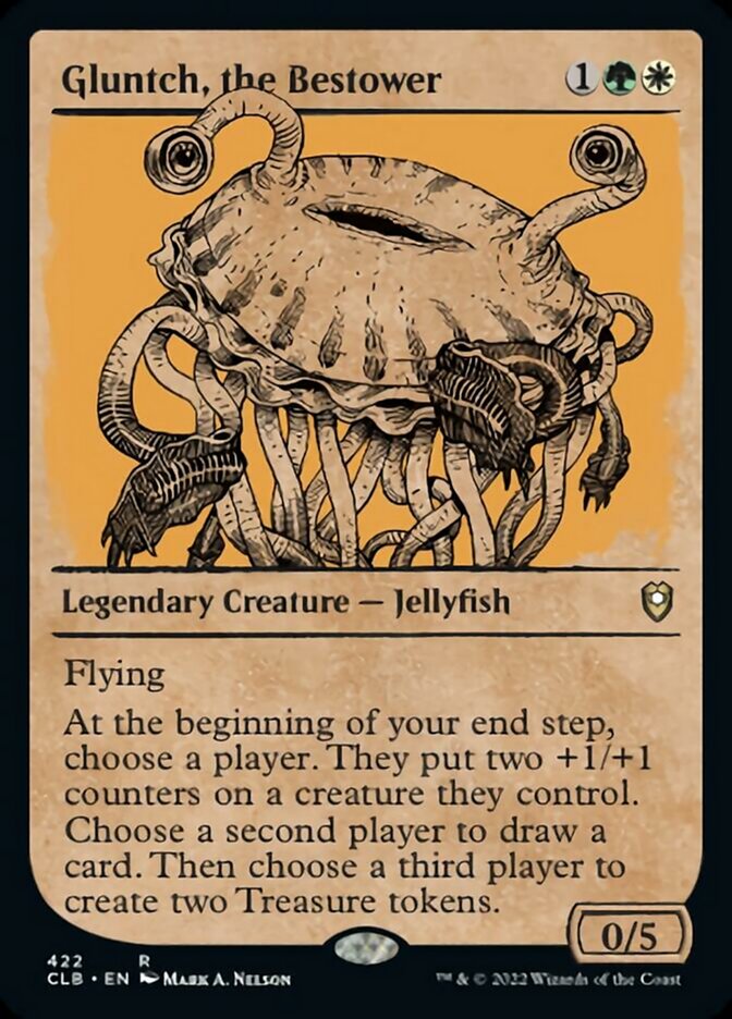 Gluntch, the Bestower (Showcase) [Commander Legends: Battle for Baldur's Gate] | Webway Games