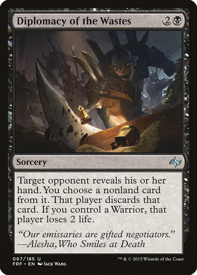 Diplomacy of the Wastes [Fate Reforged] | Webway Games