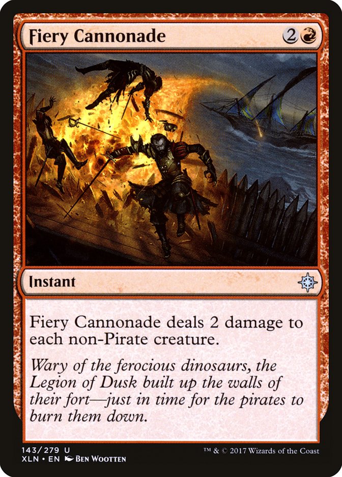 Fiery Cannonade [Ixalan] | Webway Games