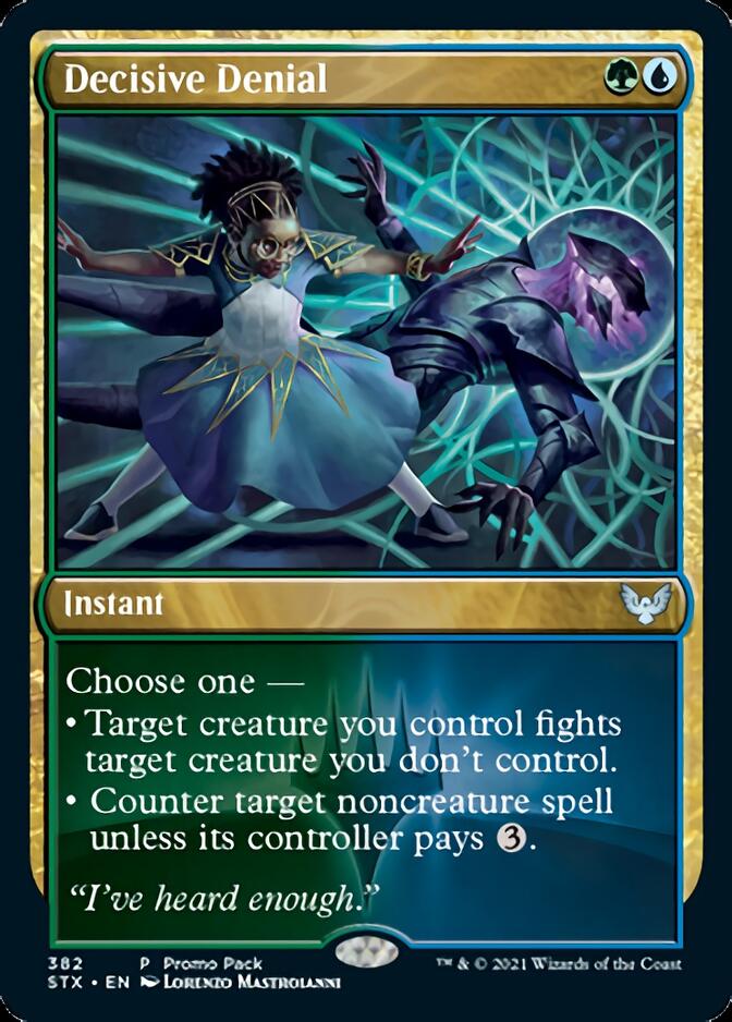 Decisive Denial (Promo Pack) [Strixhaven: School of Mages] | Webway Games