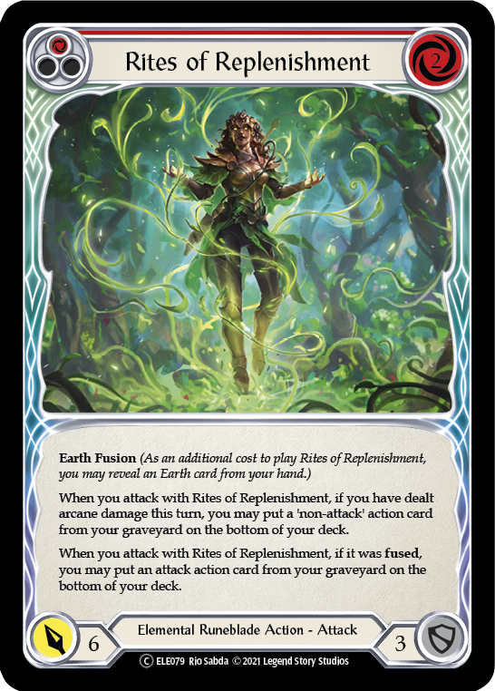 Rites of Replenishment (Red) [U-ELE079] Unlimited Normal | Webway Games