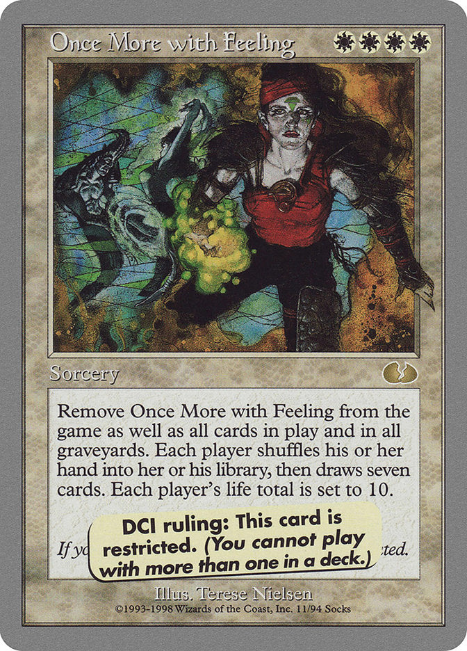 Once More with Feeling [Unglued] | Webway Games