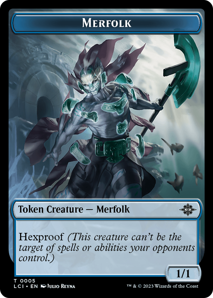 Treasure (0002) // Merfolk Double-Sided Token [Jurassic World Collection Tokens] | Webway Games
