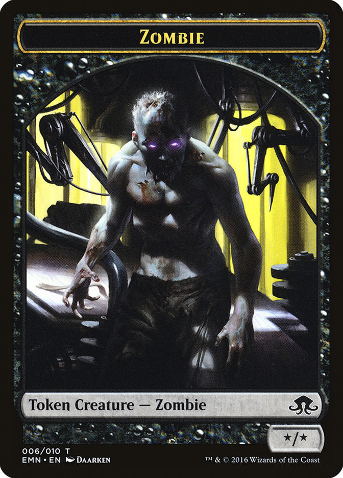 Zombie (006/010) [Eldritch Moon Tokens] | Webway Games
