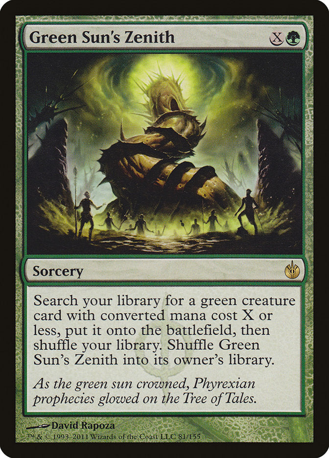 Green Sun's Zenith [Mirrodin Besieged] | Webway Games