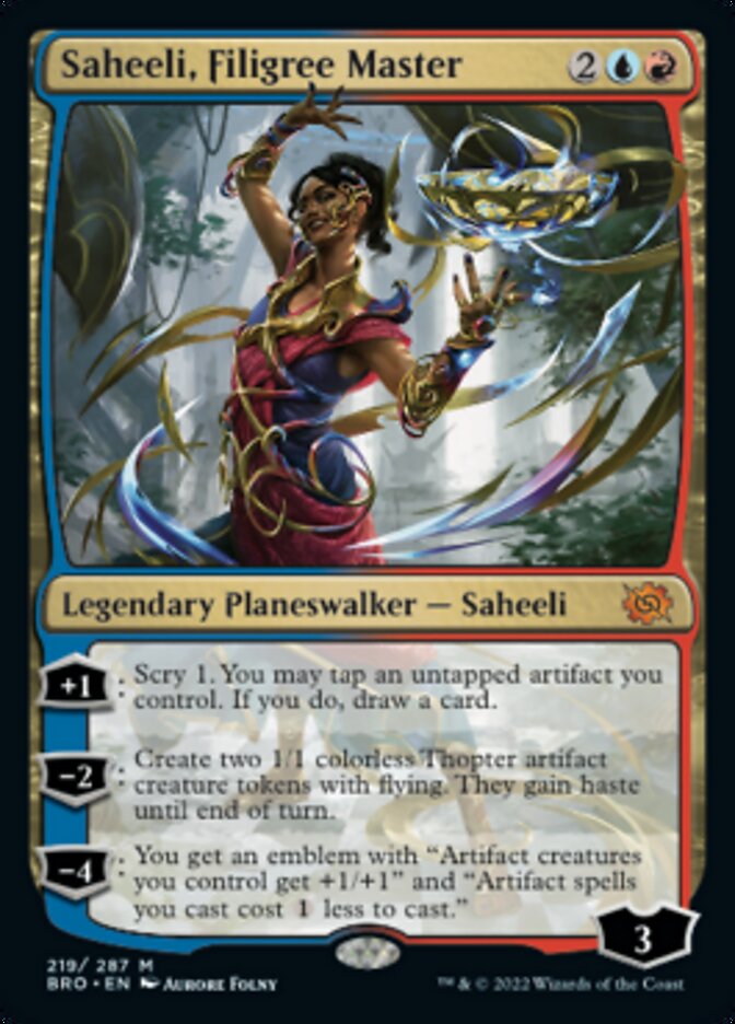 Saheeli, Filigree Master [The Brothers' War] | Webway Games
