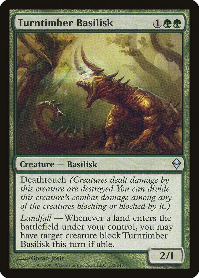 Turntimber Basilisk [Zendikar] | Webway Games