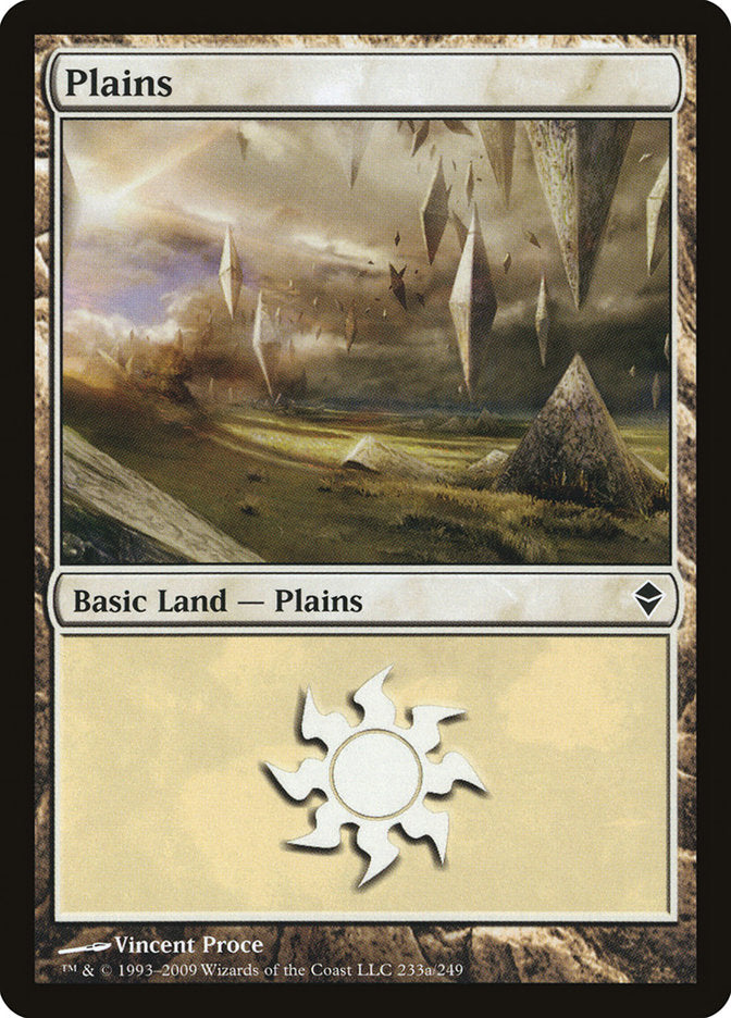 Plains (233a) [Zendikar] | Webway Games