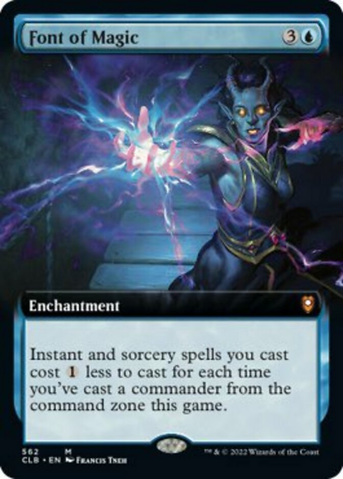 Font of Magic (Extended Art) [Commander Legends: Battle for Baldur's Gate] | Webway Games