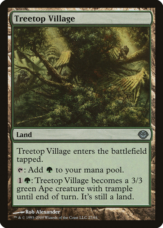 Treetop Village [Duel Decks: Garruk vs. Liliana] | Webway Games