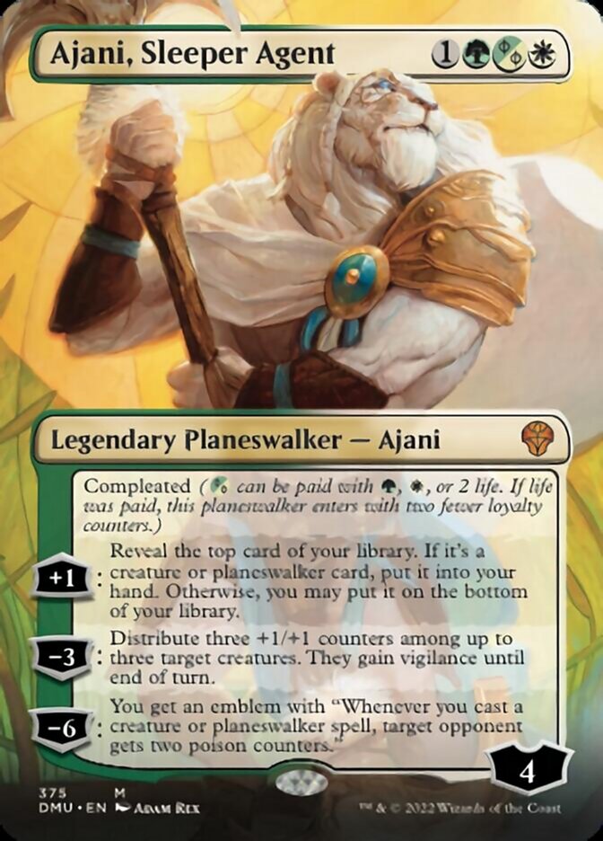 Ajani, Sleeper Agent (Borderless) (375) [Dominaria United] | Webway Games