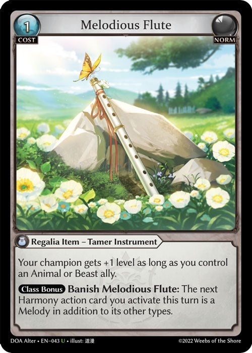 Melodious Flute (043) [Dawn of Ashes: Alter Edition] | Webway Games
