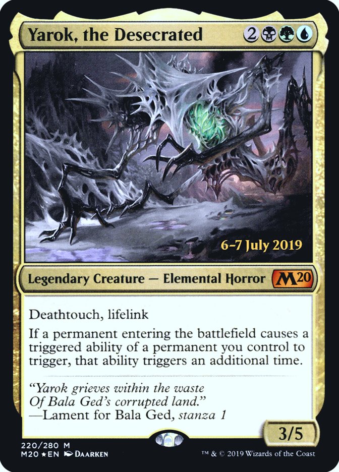 Yarok, the Desecrated  [Core Set 2020 Prerelease Promos] | Webway Games