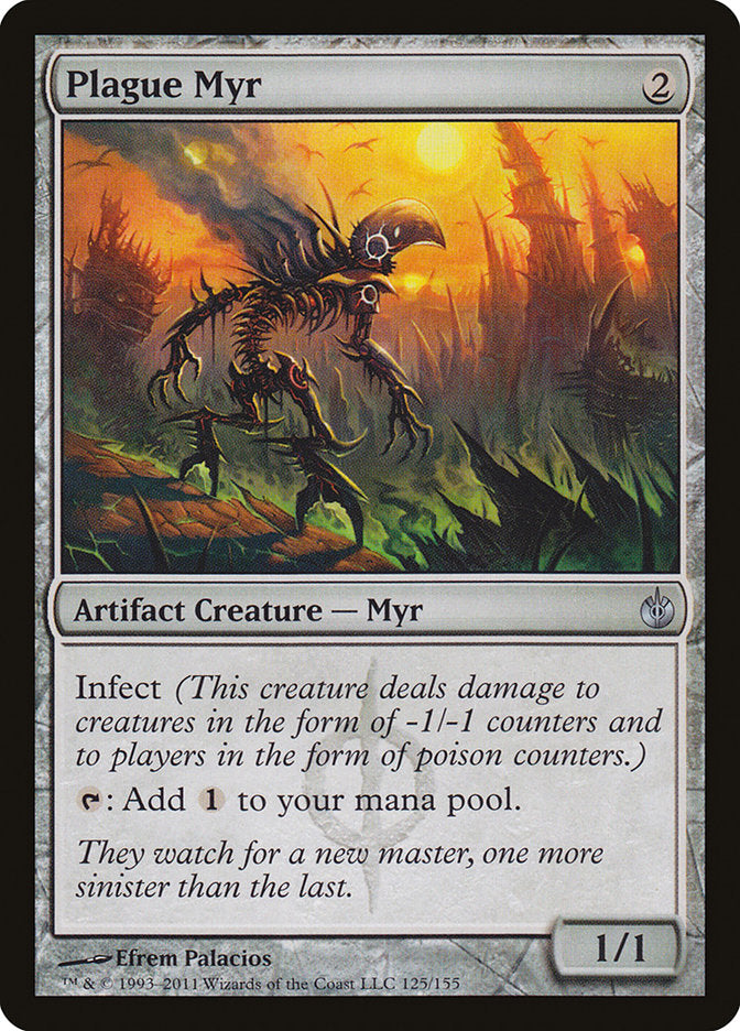 Plague Myr [Mirrodin Besieged] | Webway Games
