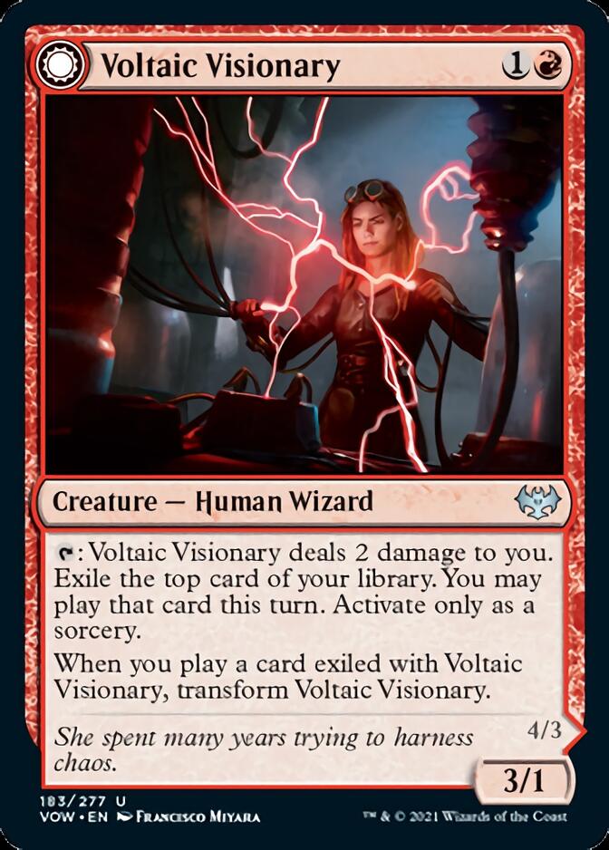 Voltaic Visionary // Volt-Charged Berserker [Innistrad: Crimson Vow] | Webway Games