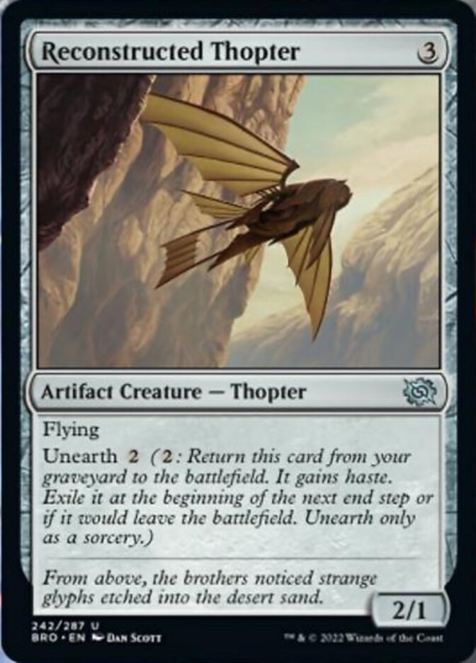 Reconstructed Thopter [The Brothers' War] | Webway Games