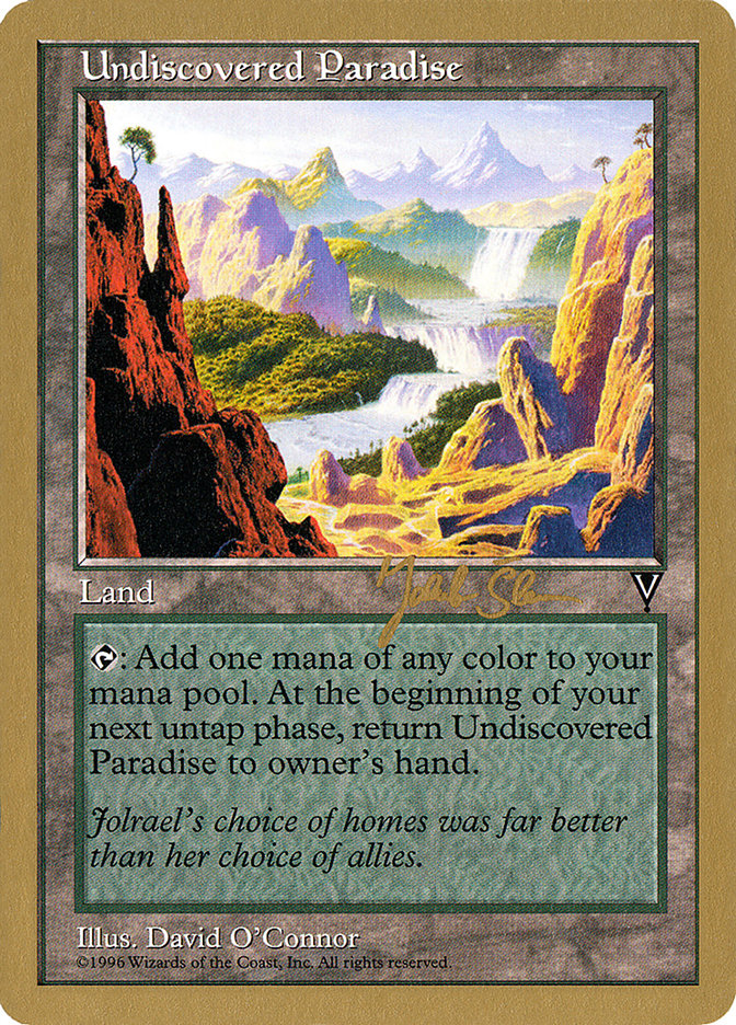 Undiscovered Paradise (Jakub Slemr) [World Championship Decks 1997] | Webway Games