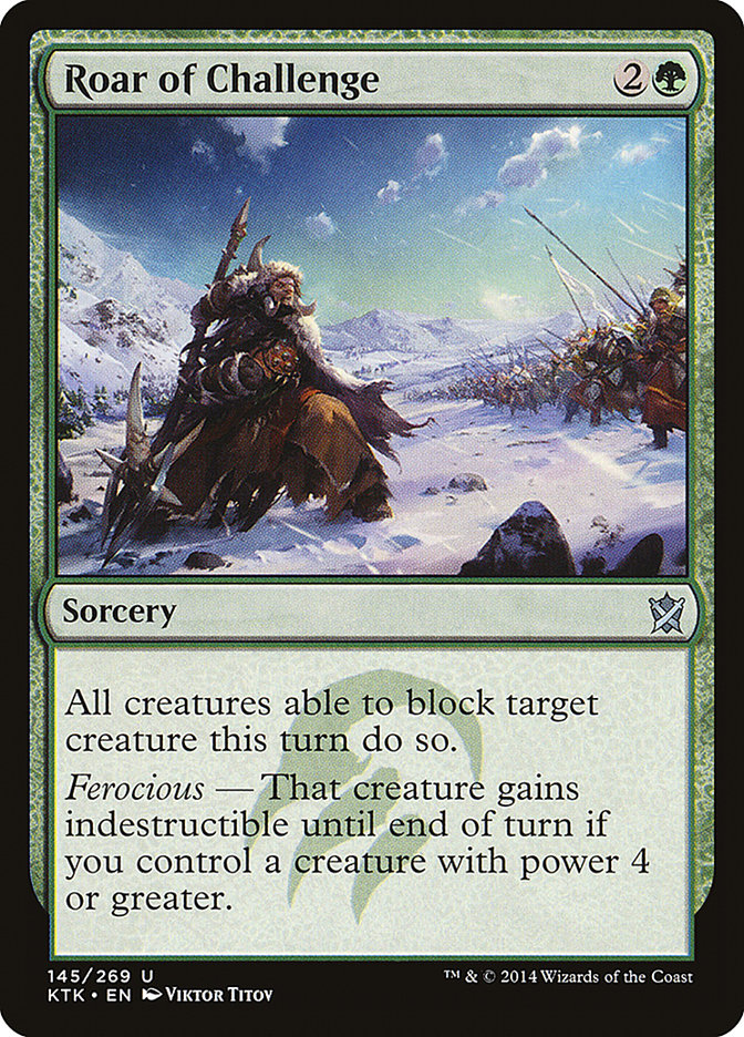 Roar of Challenge [Khans of Tarkir] | Webway Games