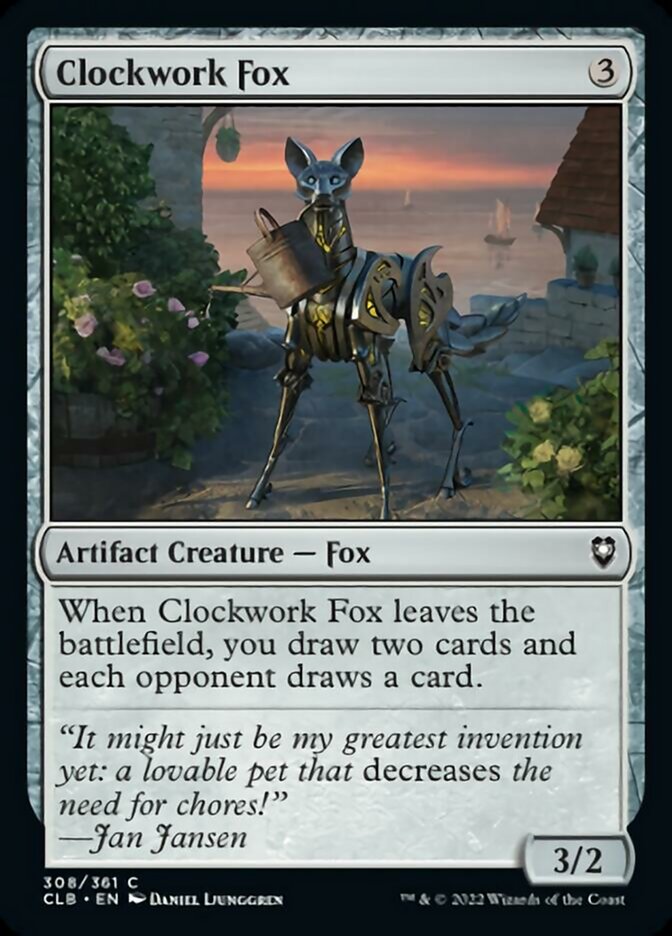 Clockwork Fox [Commander Legends: Battle for Baldur's Gate] | Webway Games